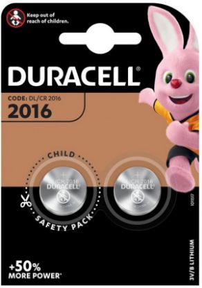 Picture of Duracell 2016 LITHIUM 3V PAK2 CK baterije dugme