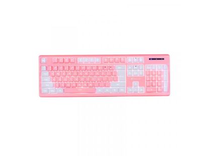 Picture of Tastatura USB Xtrike KB706P gejmerska belo povrsinsko osvetljenje roze